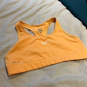 Nike Pro Mustard Sports Bra